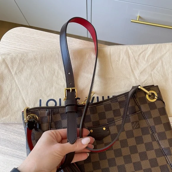 Louis Vuitton Damier Ebene South Bank Besace Bag Purse - Picture 8 of 14